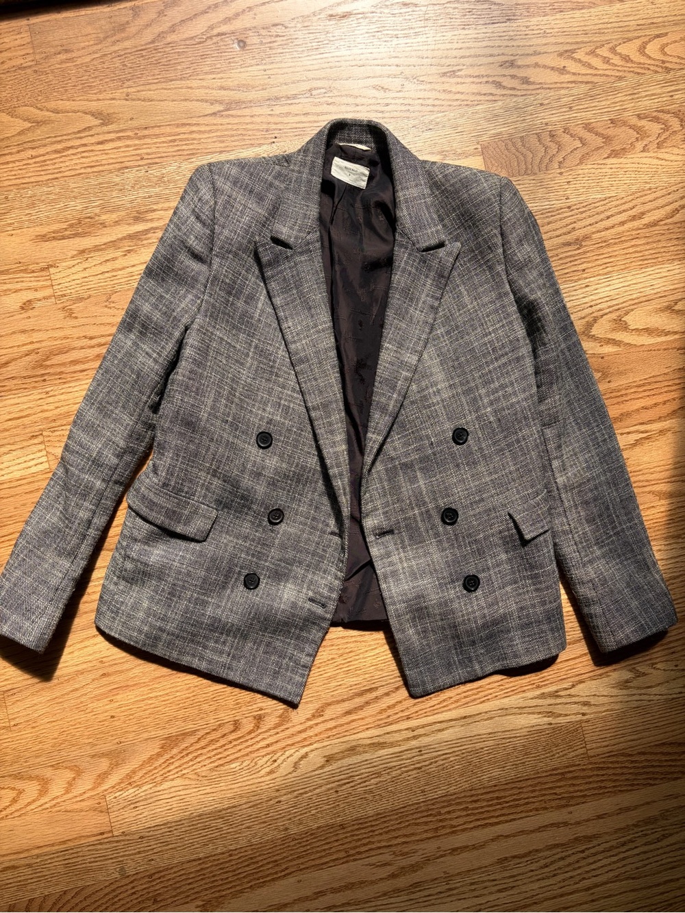 Billy Reid Double-Breasted Tweed Blazer
